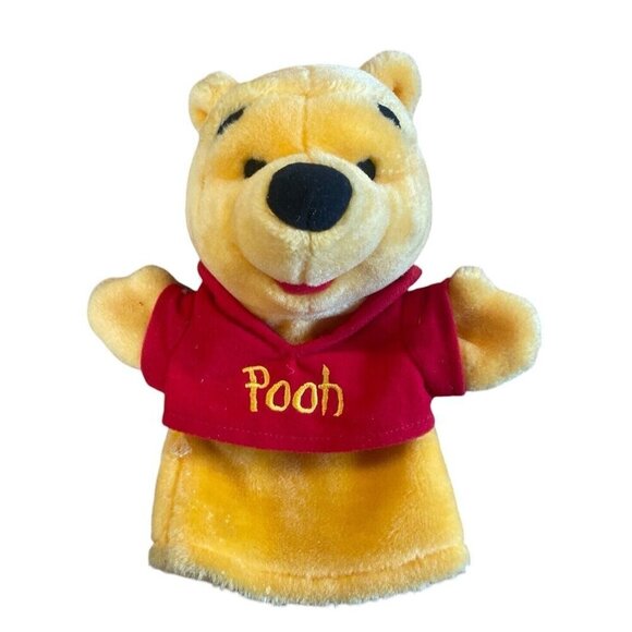 Disney 9” Winnie the Pooh Hand Puppet Plush Bear Mattel Arcotoys Golf Head Cover - Picture 1 of 7